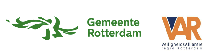 logo's van Gemeente Rotterdam en VeiligheidsAlliantie regio Rotterdam